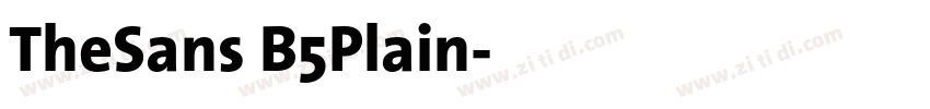 TheSans B5Plain字体转换